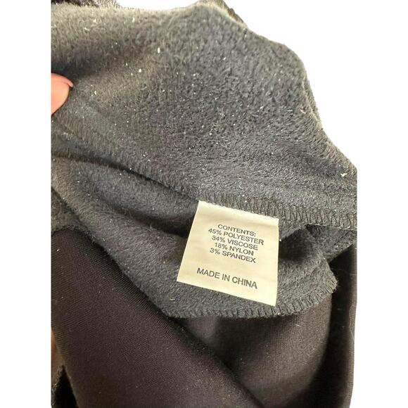 Peace of Cloth Ryan‎ Legging Paramount Knit Black Faux Leather XS - Picture 5 of 7